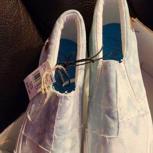 Blowfish blue and white shoes